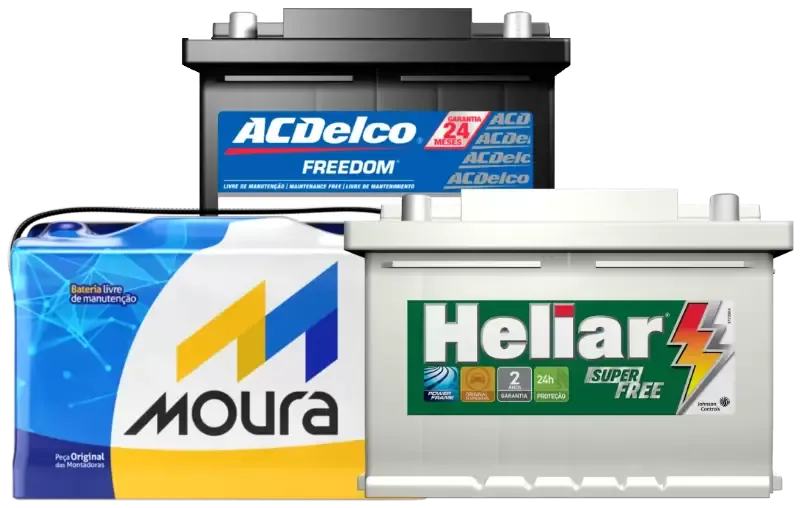 Baterias Moura e outras marcas